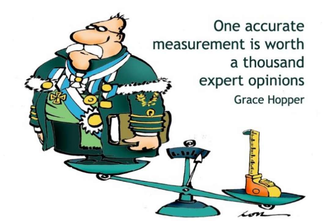 One_accurte_measurement_is_worth_a_thousand_expert_opinions