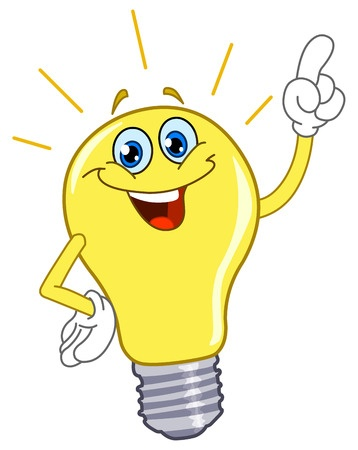 yellow bulb - idea