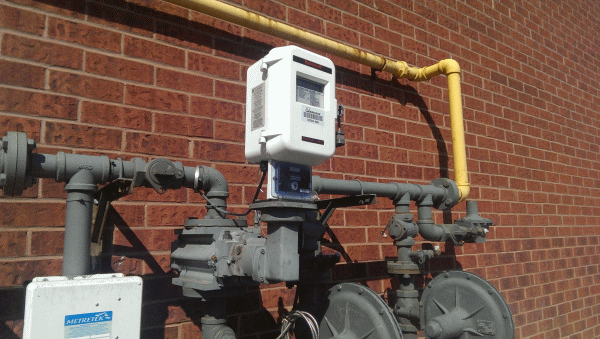 Industrial gas meter