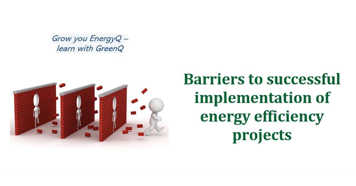 Cover image to post Barriers to successful implementation of energy efficiency projects