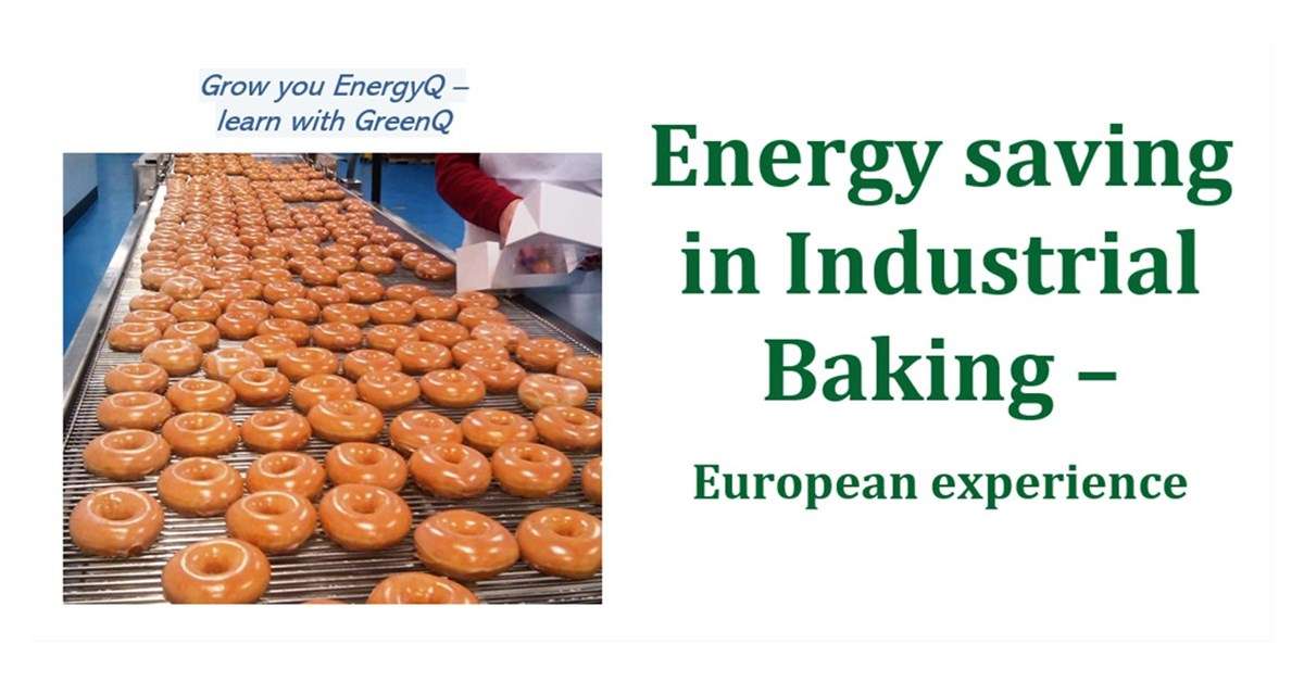 Cover image for post Energy saving projects in industrial baking - European experience