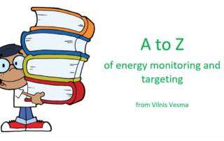 Cover to post A to Z of energy monitoring and targeting