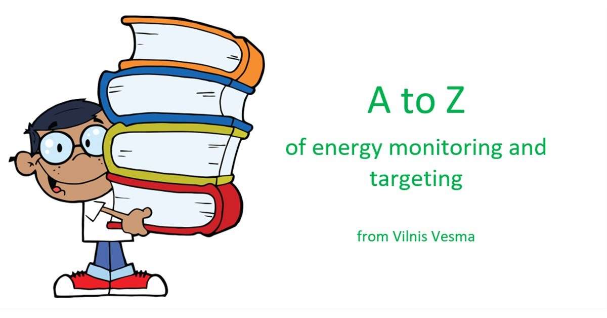 Cover to post A to Z of energy monitoring and targeting