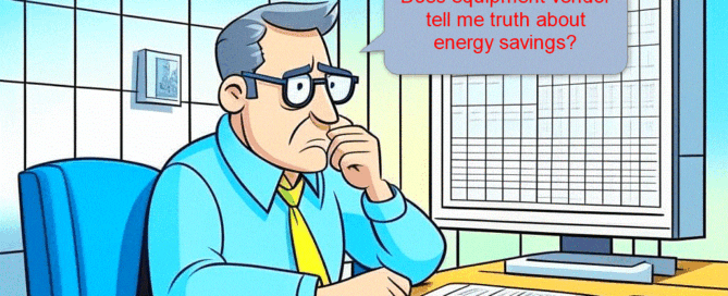 property manager is puzzled about energy savings declared by equipment vendor